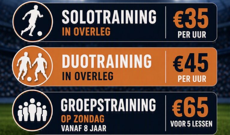 voetbaltraining kinderen westland